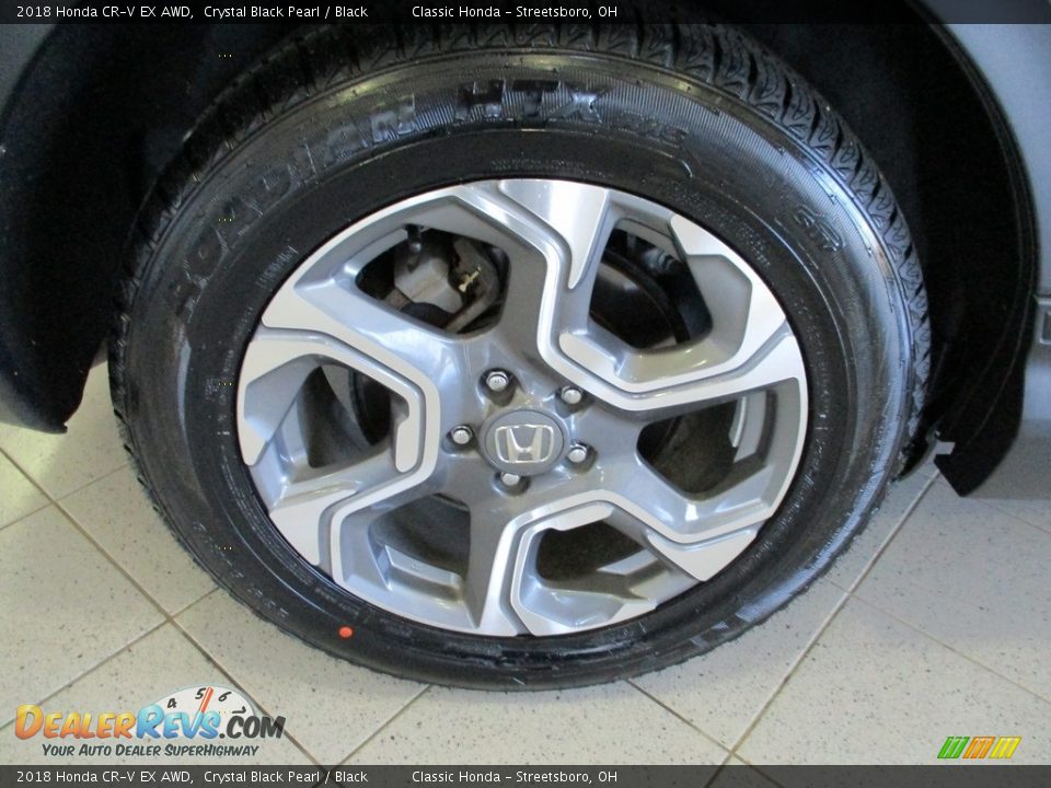 2018 Honda CR-V EX AWD Crystal Black Pearl / Black Photo #6