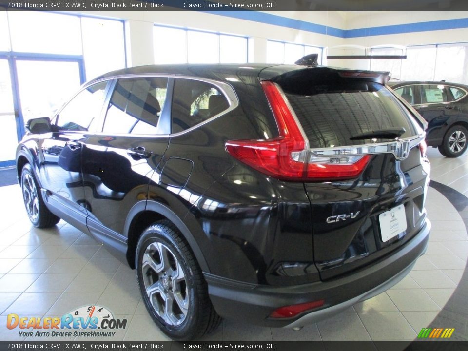 2018 Honda CR-V EX AWD Crystal Black Pearl / Black Photo #9