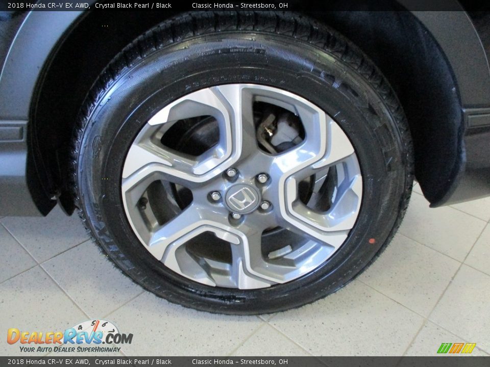 2018 Honda CR-V EX AWD Crystal Black Pearl / Black Photo #11