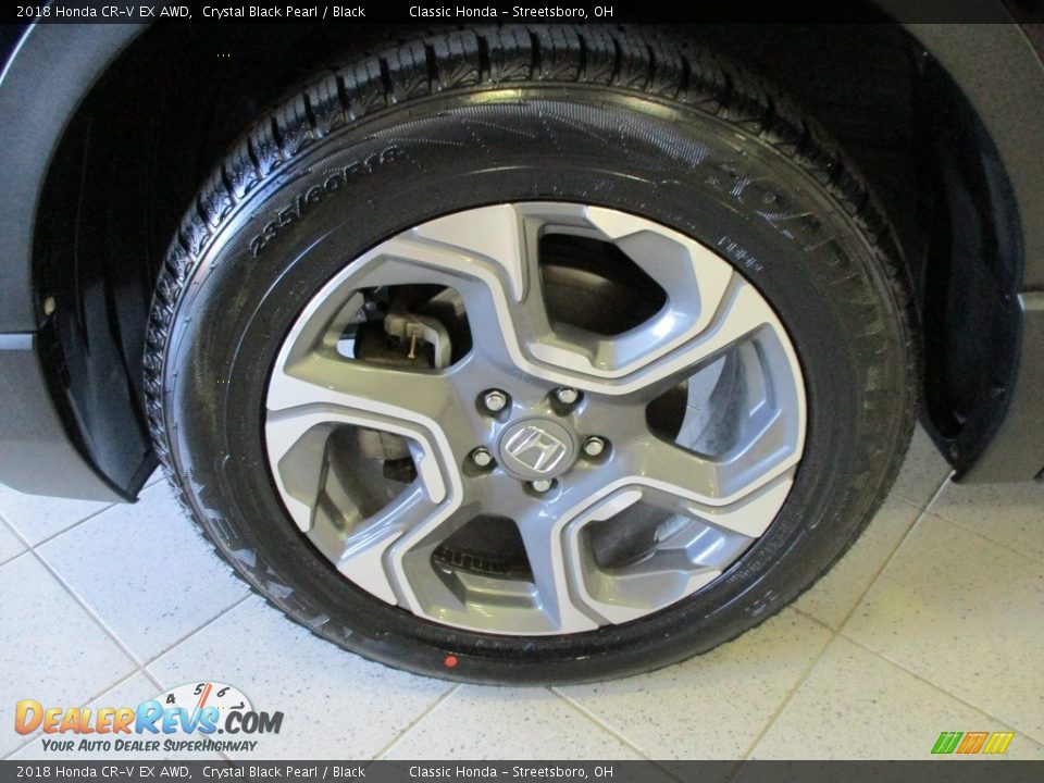 2018 Honda CR-V EX AWD Crystal Black Pearl / Black Photo #12