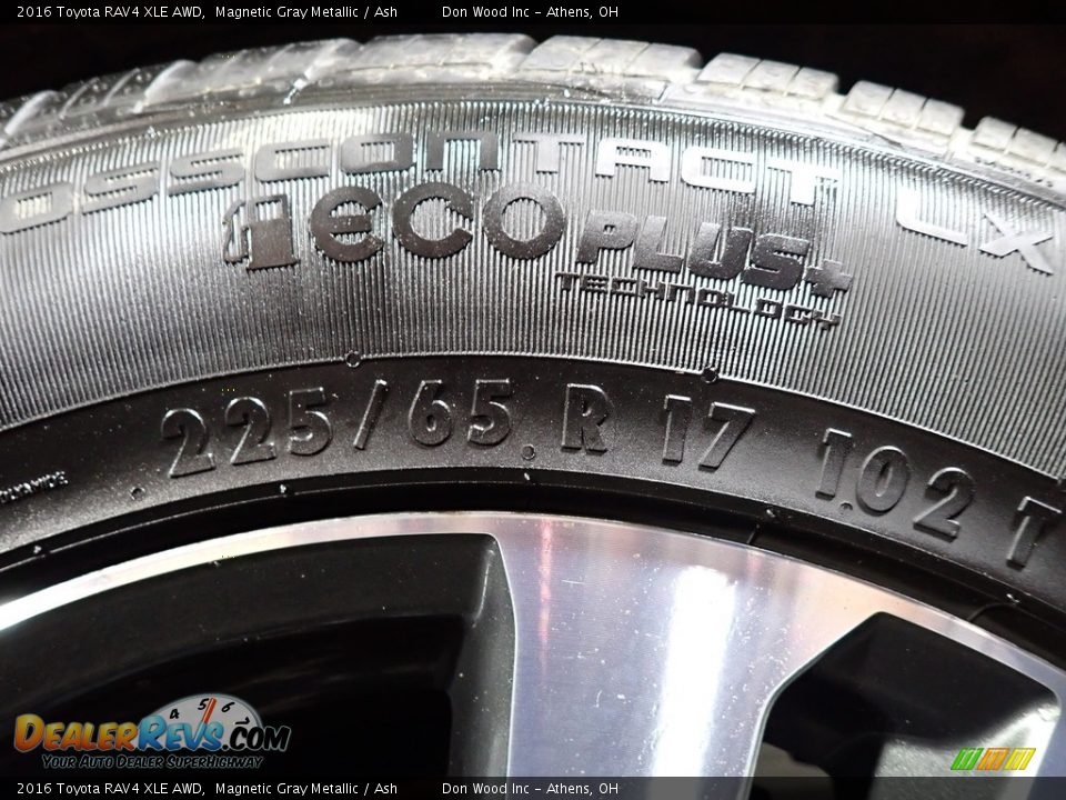 2016 Toyota RAV4 XLE AWD Magnetic Gray Metallic / Ash Photo #20