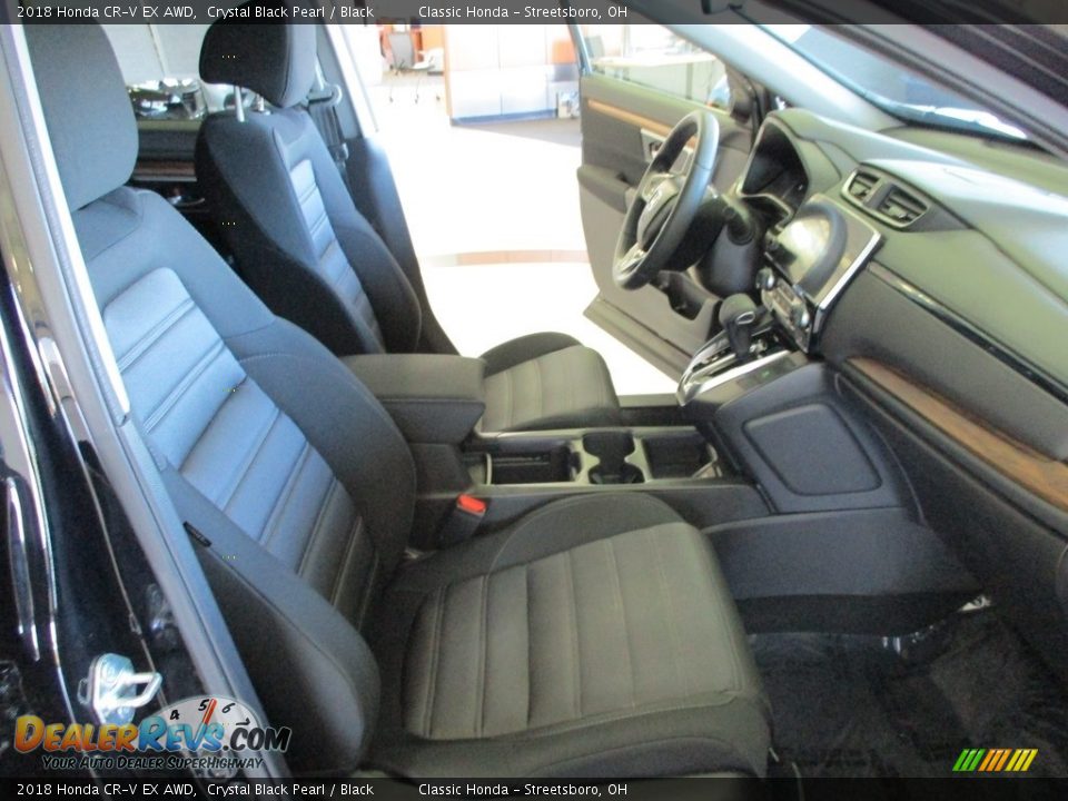 2018 Honda CR-V EX AWD Crystal Black Pearl / Black Photo #16