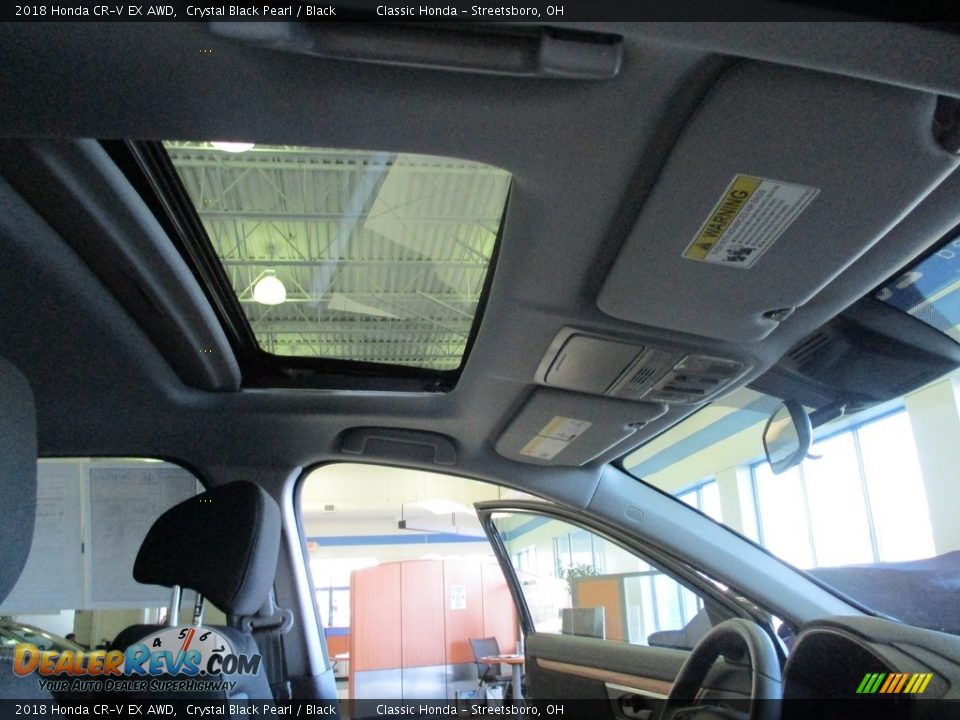 2018 Honda CR-V EX AWD Crystal Black Pearl / Black Photo #17