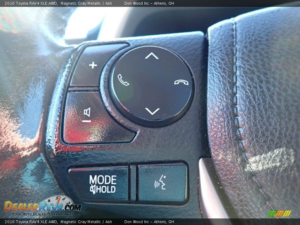 2016 Toyota RAV4 XLE AWD Magnetic Gray Metallic / Ash Photo #27