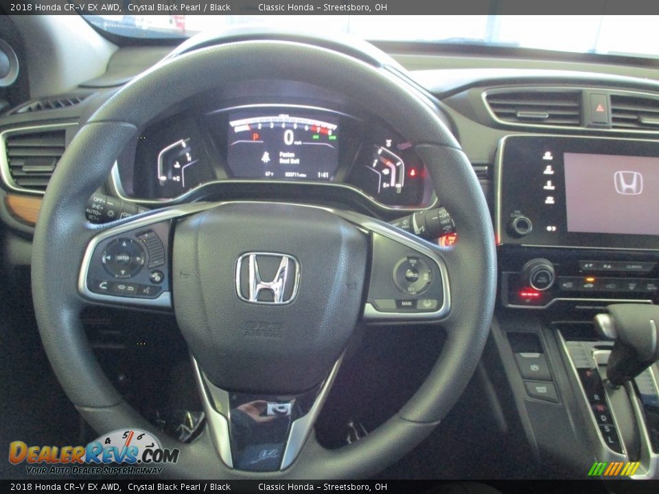 2018 Honda CR-V EX AWD Crystal Black Pearl / Black Photo #30