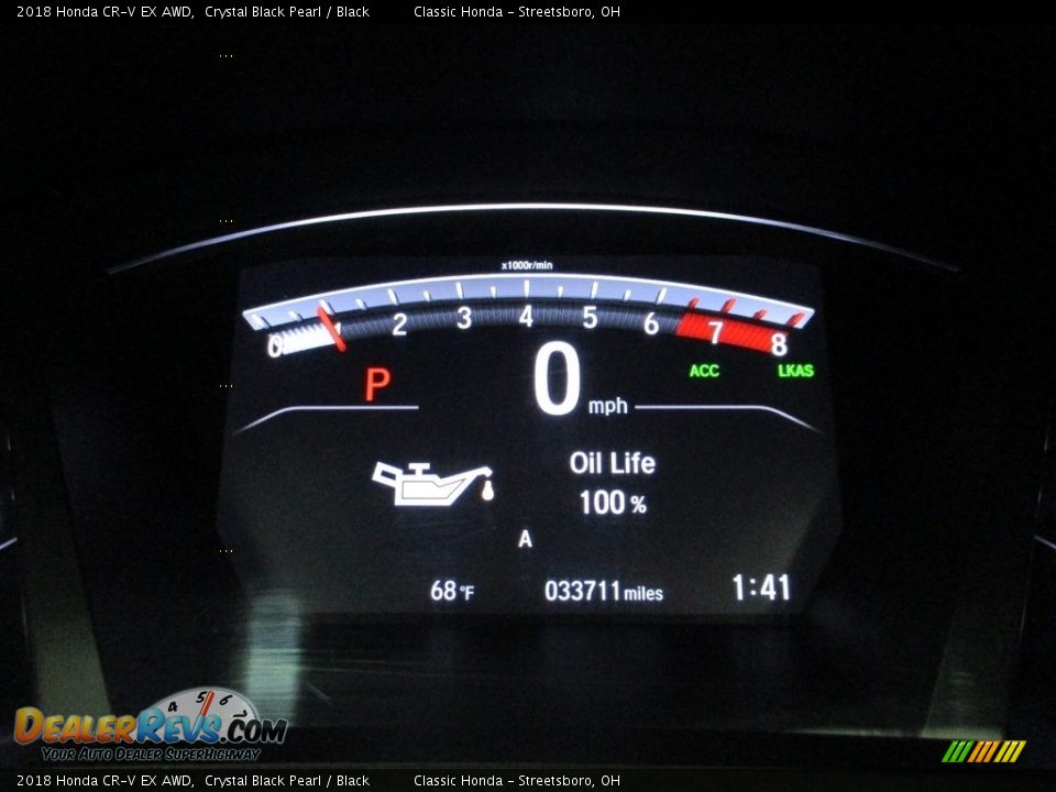 2018 Honda CR-V EX AWD Crystal Black Pearl / Black Photo #33