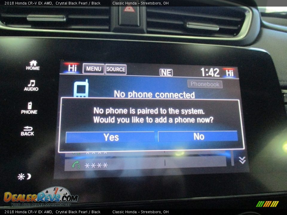 2018 Honda CR-V EX AWD Crystal Black Pearl / Black Photo #36