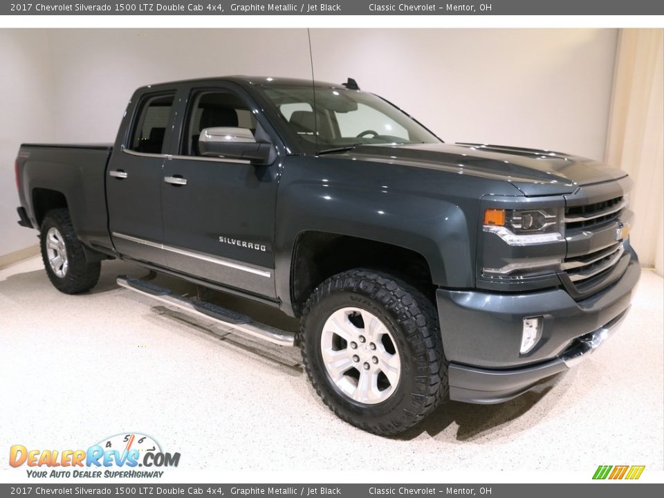 2017 Chevrolet Silverado 1500 LTZ Double Cab 4x4 Graphite Metallic / Jet Black Photo #1