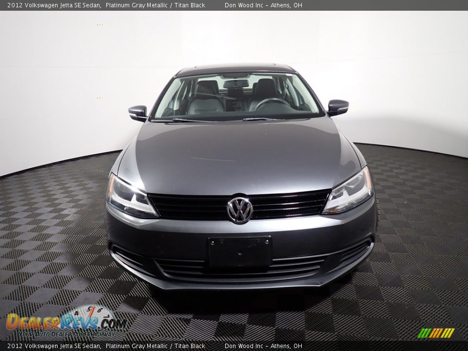 2012 Volkswagen Jetta SE Sedan Platinum Gray Metallic / Titan Black Photo #5