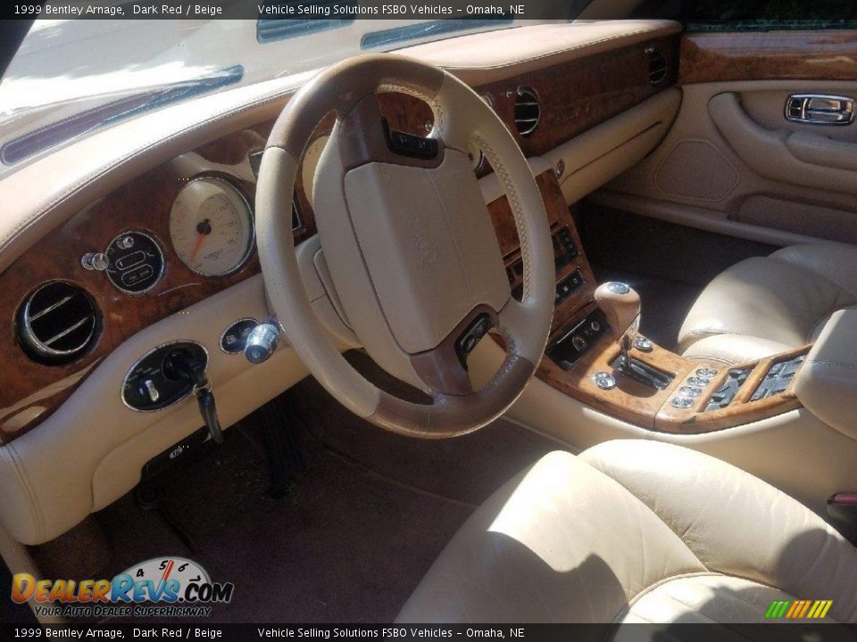 1999 Bentley Arnage Dark Red / Beige Photo #2