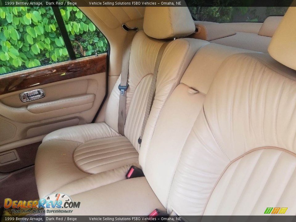 1999 Bentley Arnage Dark Red / Beige Photo #3