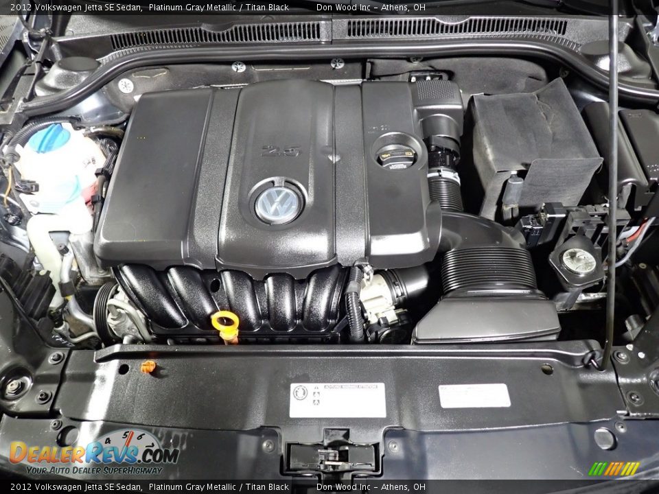 2012 Volkswagen Jetta SE Sedan Platinum Gray Metallic / Titan Black Photo #7