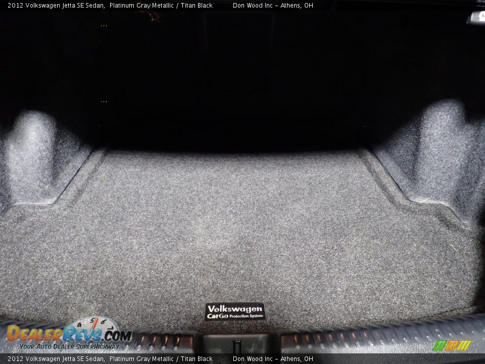 2012 Volkswagen Jetta SE Sedan Platinum Gray Metallic / Titan Black Photo #14