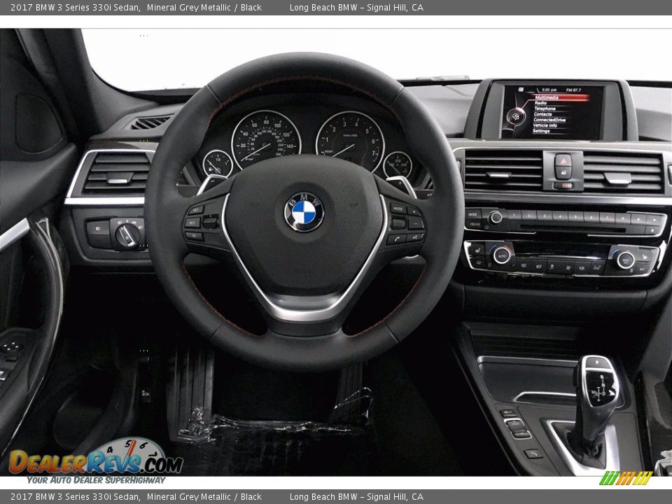 2017 BMW 3 Series 330i Sedan Mineral Grey Metallic / Black Photo #4