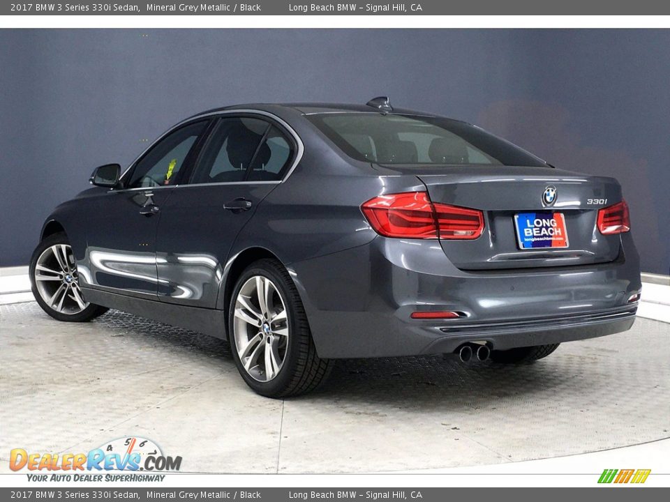2017 BMW 3 Series 330i Sedan Mineral Grey Metallic / Black Photo #10