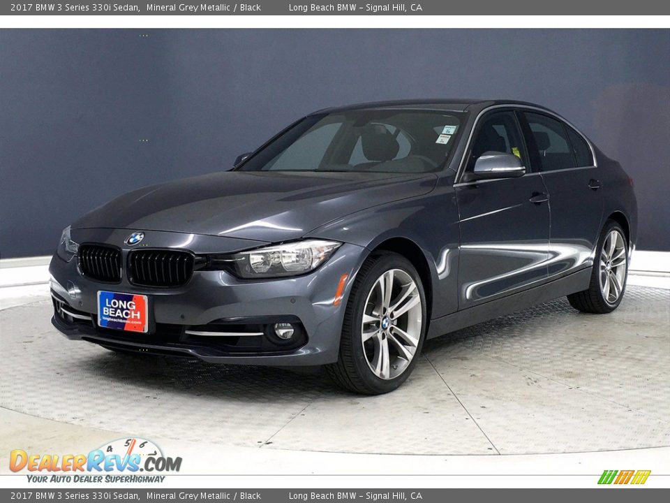 2017 BMW 3 Series 330i Sedan Mineral Grey Metallic / Black Photo #12