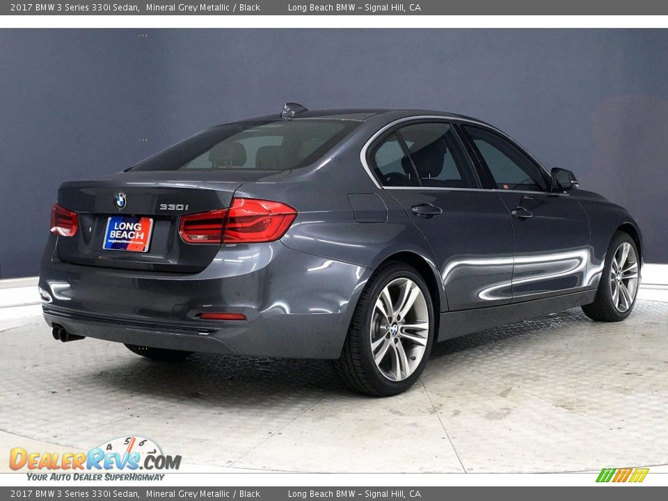 2017 BMW 3 Series 330i Sedan Mineral Grey Metallic / Black Photo #13