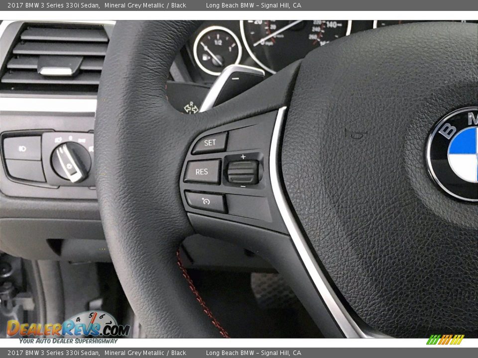 2017 BMW 3 Series 330i Sedan Mineral Grey Metallic / Black Photo #18