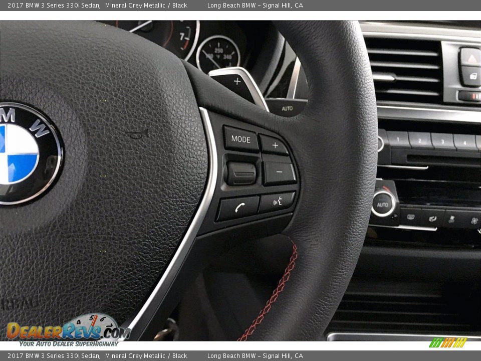 2017 BMW 3 Series 330i Sedan Mineral Grey Metallic / Black Photo #19