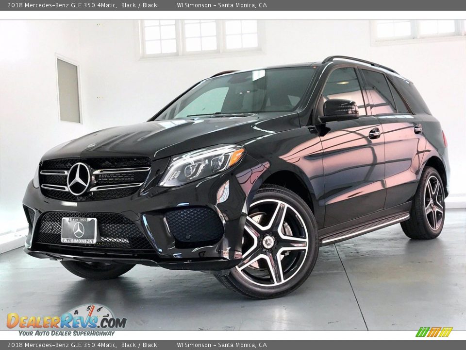 2018 Mercedes-Benz GLE 350 4Matic Black / Black Photo #12