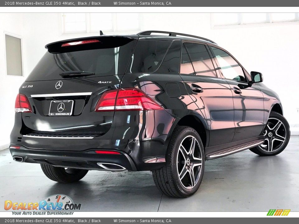 2018 Mercedes-Benz GLE 350 4Matic Black / Black Photo #13