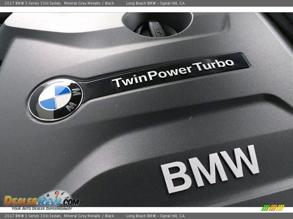 2017 BMW 3 Series 330i Sedan Mineral Grey Metallic / Black Photo #35