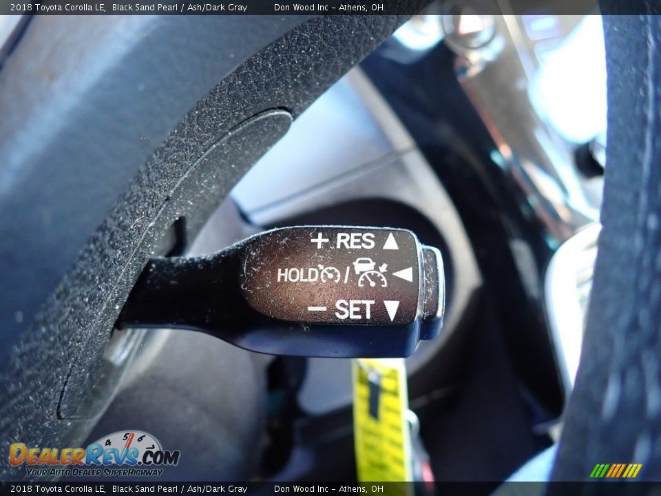 2018 Toyota Corolla LE Black Sand Pearl / Ash/Dark Gray Photo #24