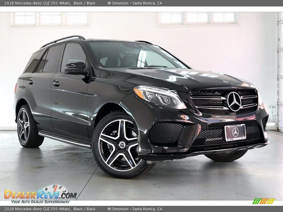 2018 Mercedes-Benz GLE 350 4Matic Black / Black Photo #34