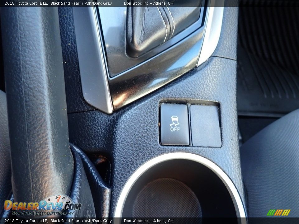 2018 Toyota Corolla LE Black Sand Pearl / Ash/Dark Gray Photo #30