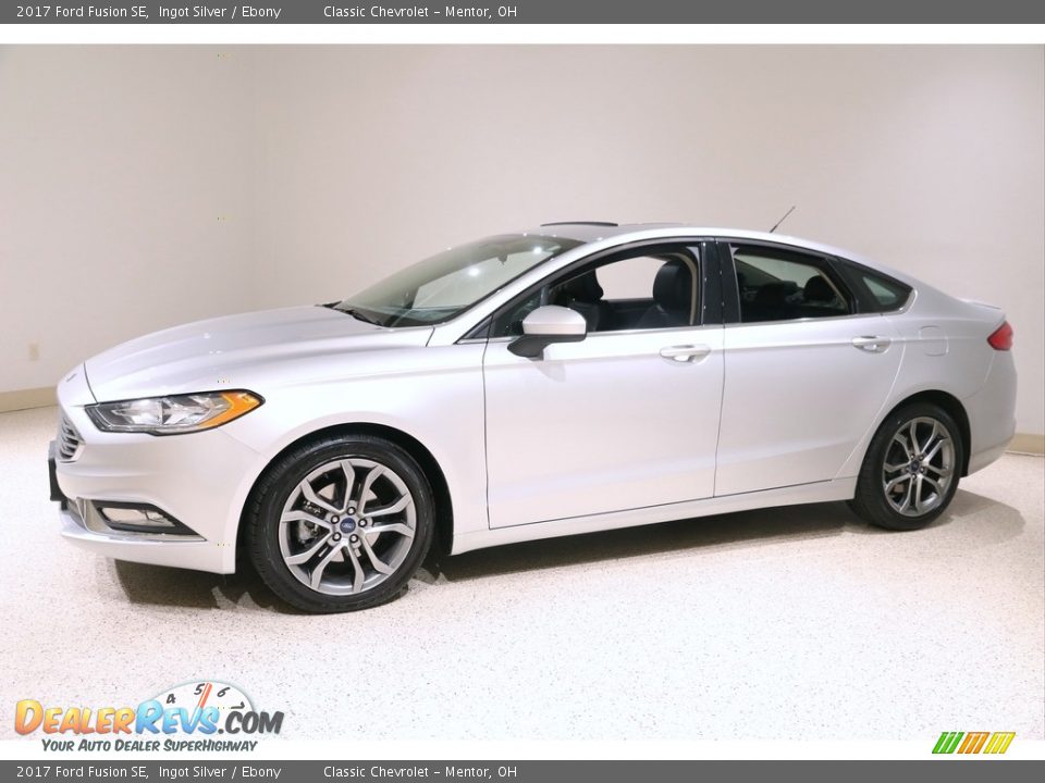 2017 Ford Fusion SE Ingot Silver / Ebony Photo #3