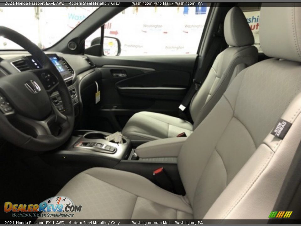 2021 Honda Passport EX-L AWD Modern Steel Metallic / Gray Photo #6