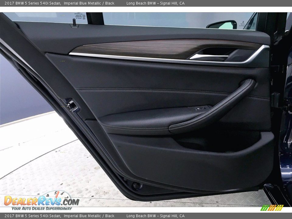 2017 BMW 5 Series 540i Sedan Imperial Blue Metallic / Black Photo #25