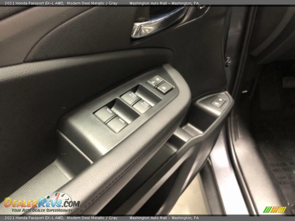2021 Honda Passport EX-L AWD Modern Steel Metallic / Gray Photo #8