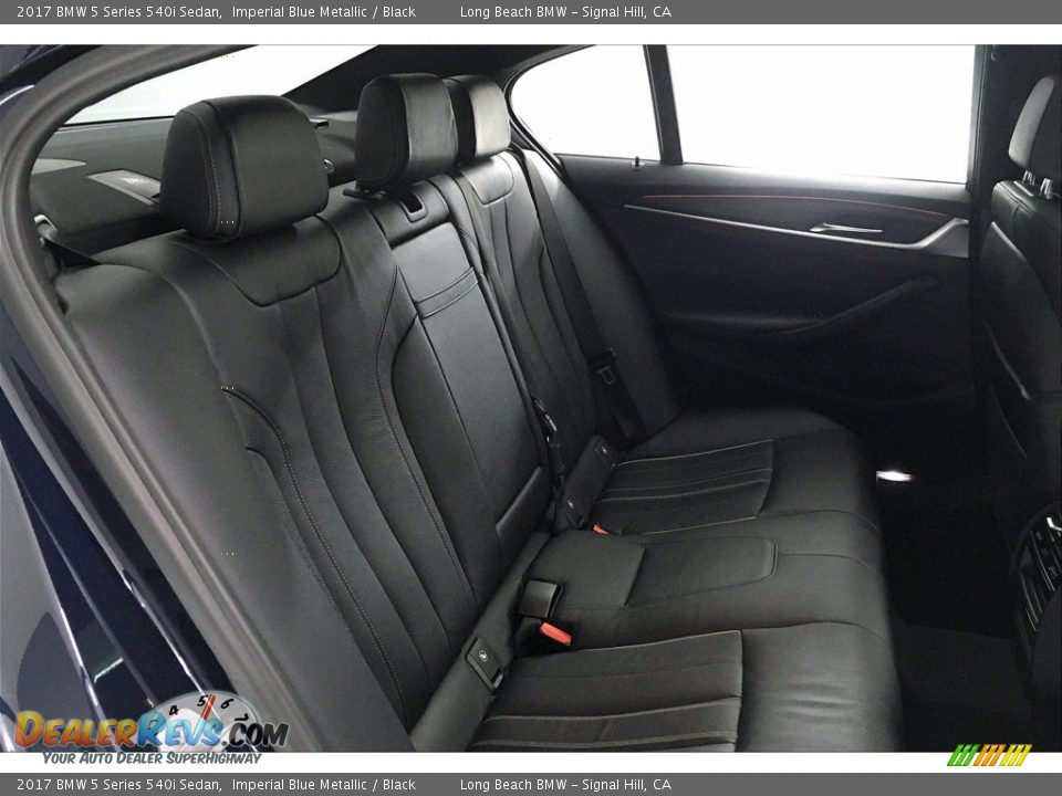 2017 BMW 5 Series 540i Sedan Imperial Blue Metallic / Black Photo #29