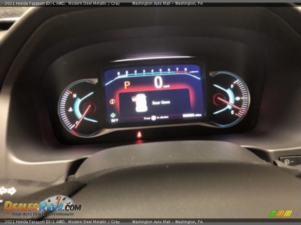 2021 Honda Passport EX-L AWD Modern Steel Metallic / Gray Photo #12