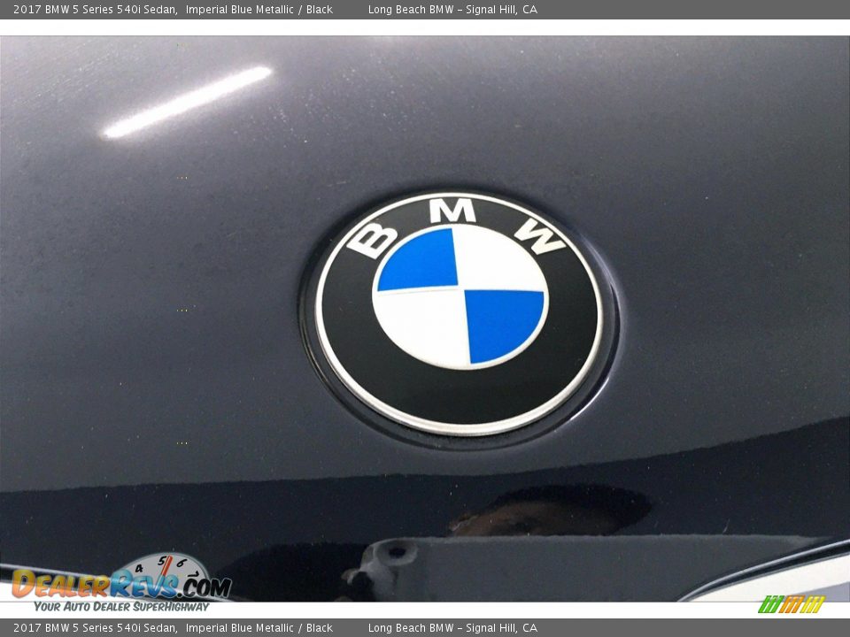 2017 BMW 5 Series 540i Sedan Imperial Blue Metallic / Black Photo #33