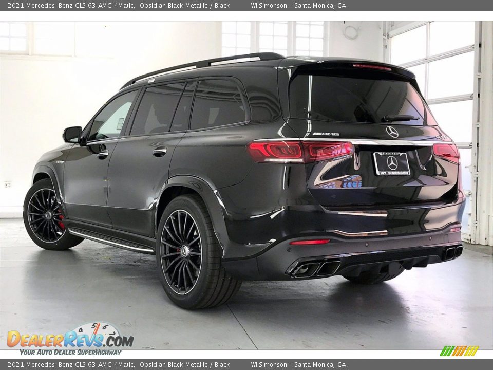 2021 Mercedes-Benz GLS 63 AMG 4Matic Obsidian Black Metallic / Black Photo #2