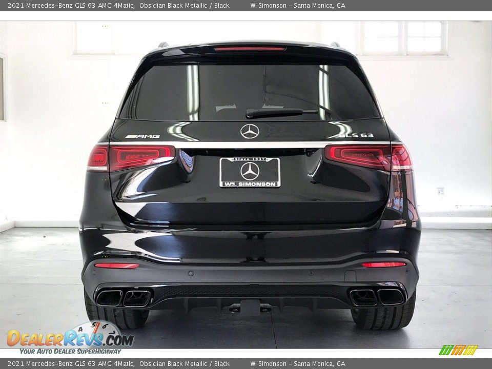 2021 Mercedes-Benz GLS 63 AMG 4Matic Obsidian Black Metallic / Black Photo #3