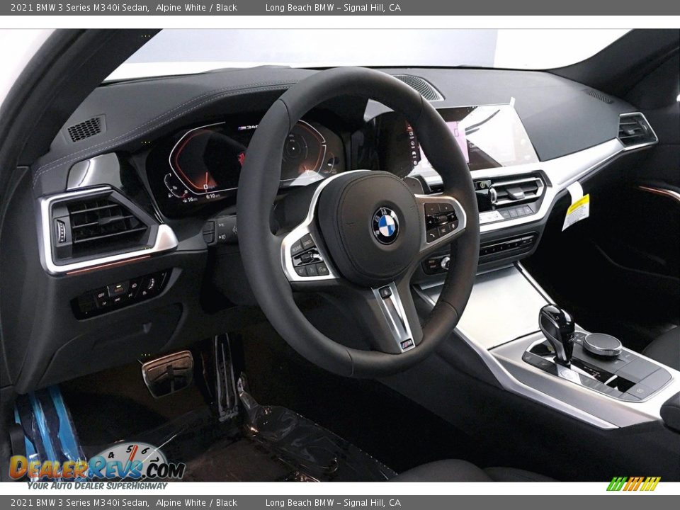 2021 BMW 3 Series M340i Sedan Alpine White / Black Photo #7