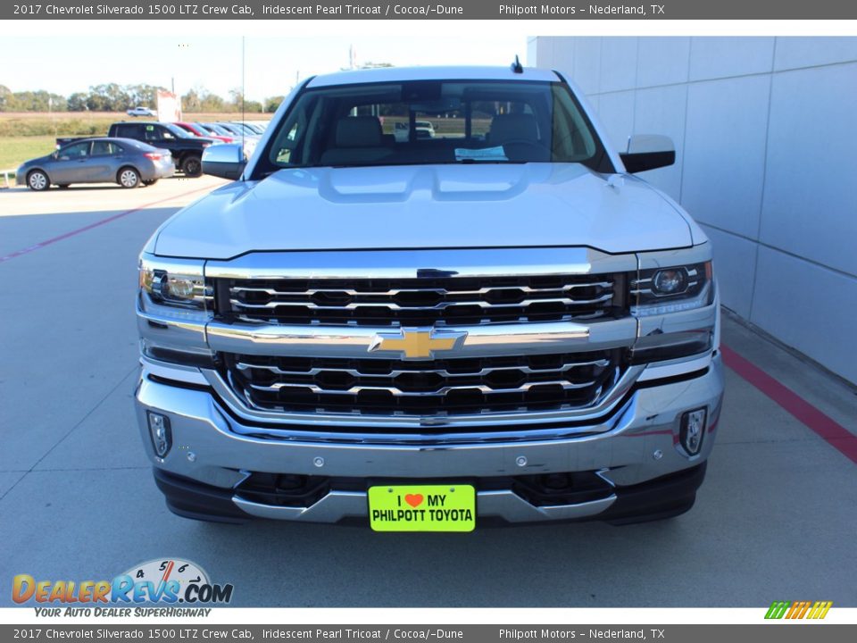 2017 Chevrolet Silverado 1500 LTZ Crew Cab Iridescent Pearl Tricoat / Cocoa/­Dune Photo #2