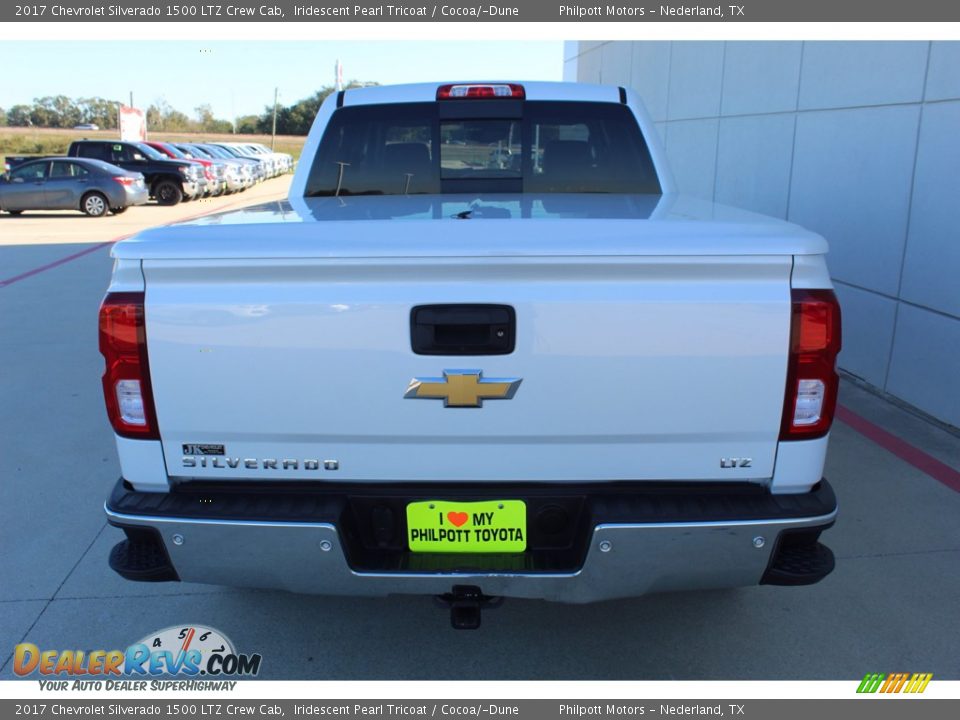 2017 Chevrolet Silverado 1500 LTZ Crew Cab Iridescent Pearl Tricoat / Cocoa/­Dune Photo #6