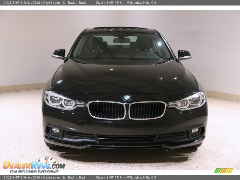 2018 BMW 3 Series 320i xDrive Sedan Jet Black / Black Photo #2