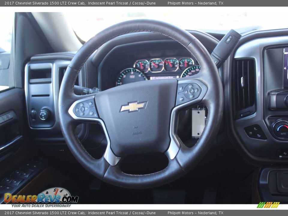 2017 Chevrolet Silverado 1500 LTZ Crew Cab Steering Wheel Photo #20