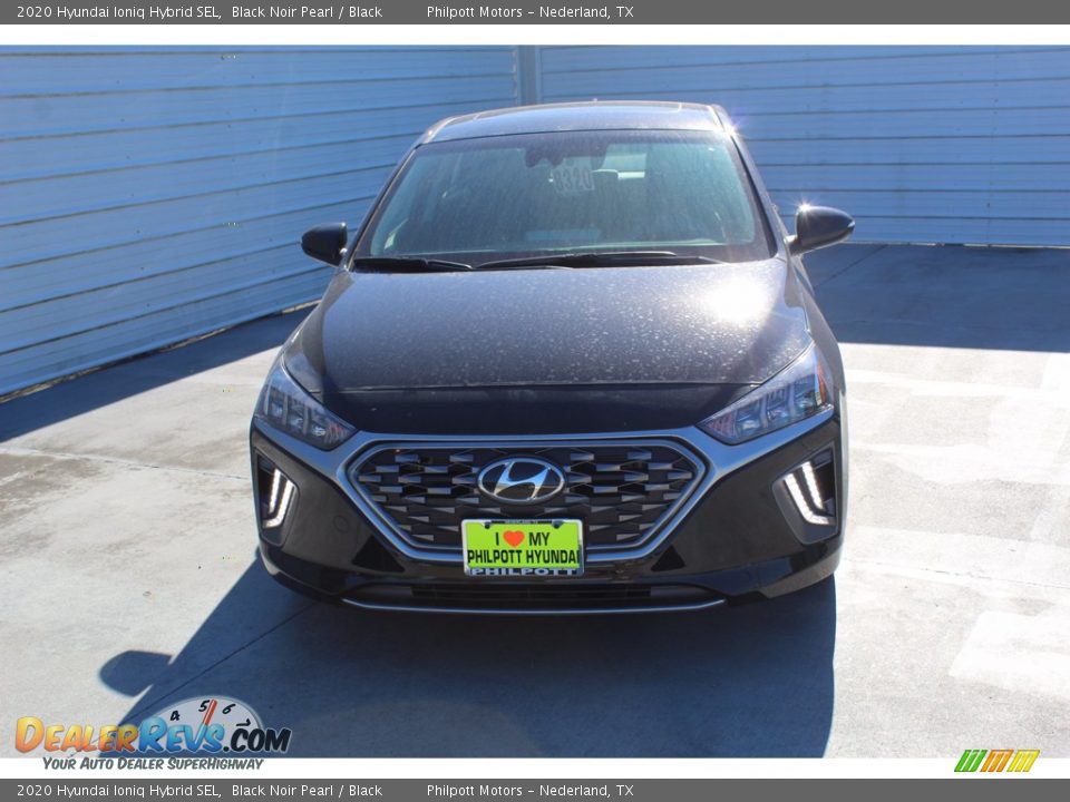 2020 Hyundai Ioniq Hybrid SEL Black Noir Pearl / Black Photo #3