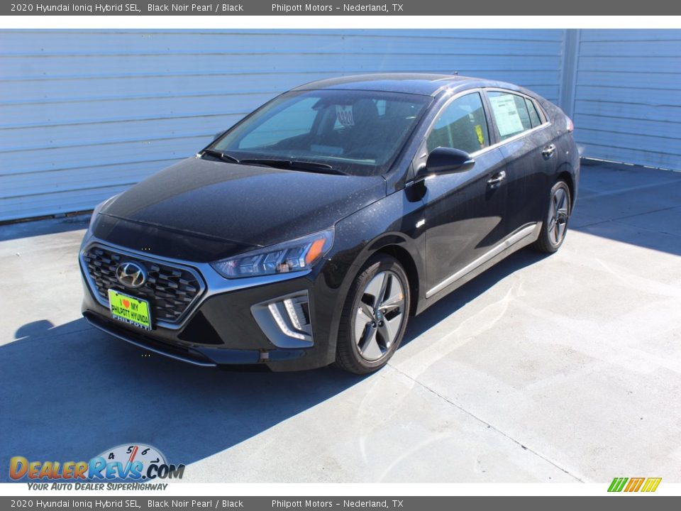 2020 Hyundai Ioniq Hybrid SEL Black Noir Pearl / Black Photo #4