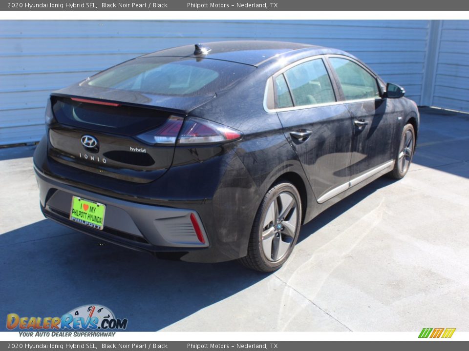 2020 Hyundai Ioniq Hybrid SEL Black Noir Pearl / Black Photo #8