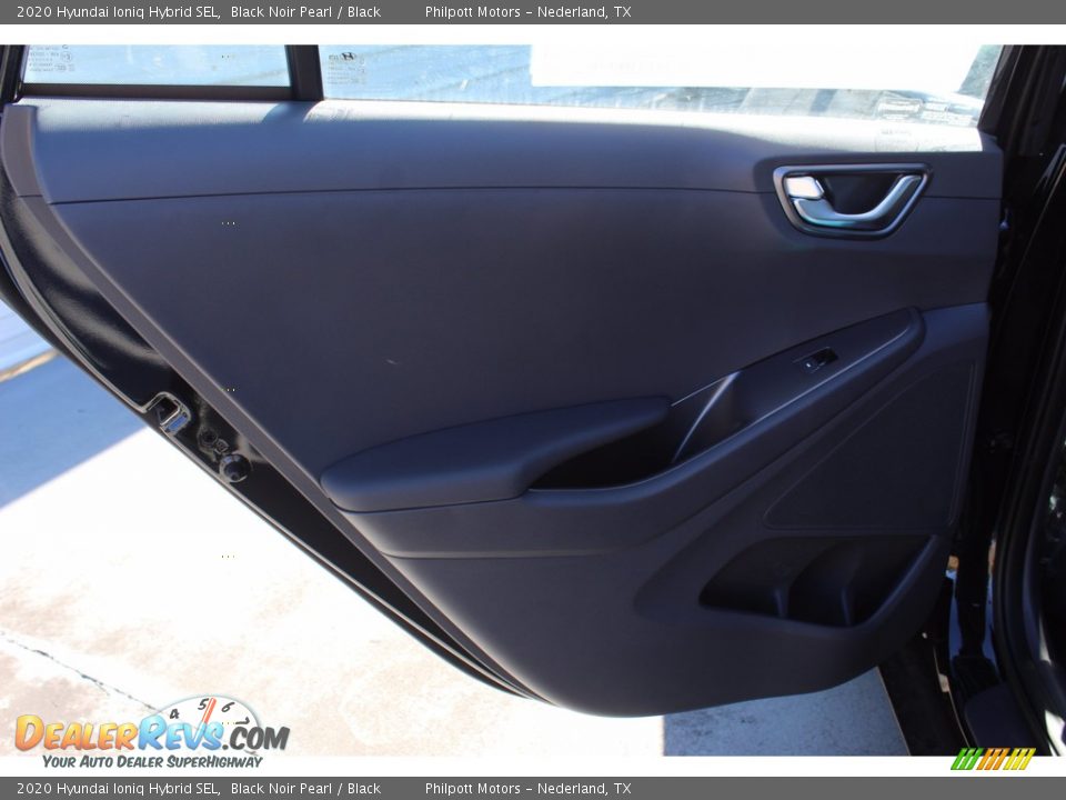 2020 Hyundai Ioniq Hybrid SEL Black Noir Pearl / Black Photo #19