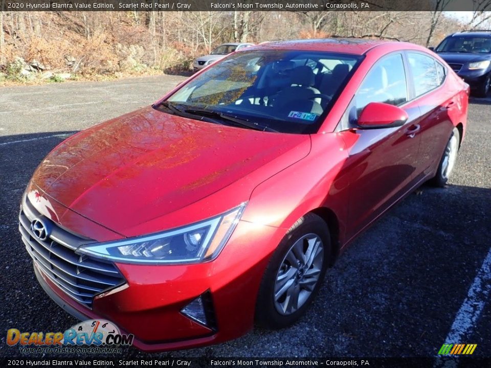 2020 Hyundai Elantra Value Edition Scarlet Red Pearl / Gray Photo #1