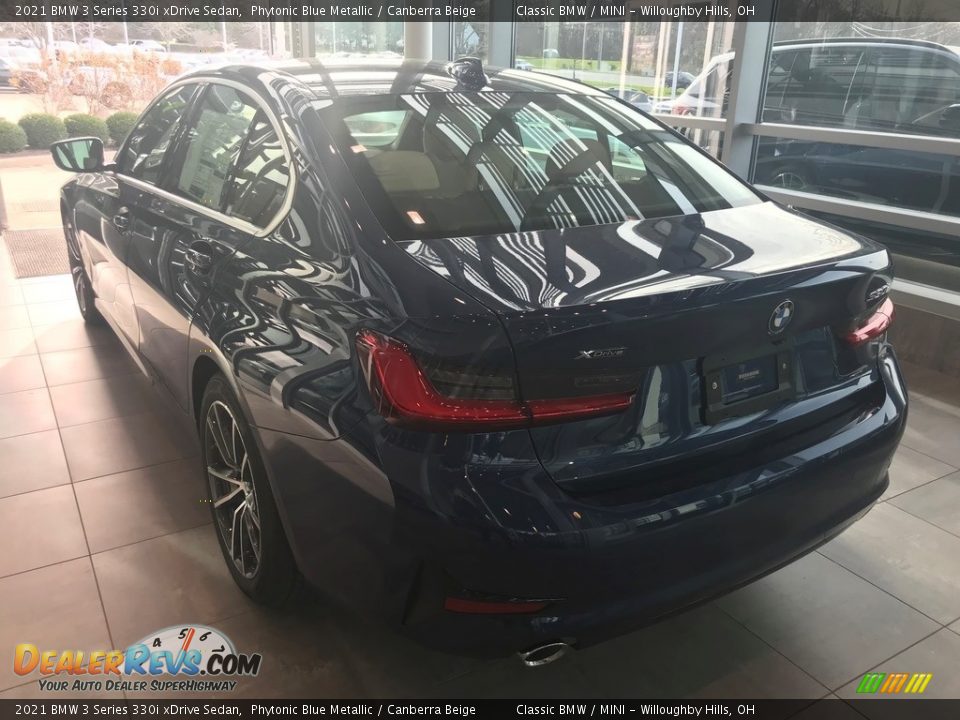 2021 BMW 3 Series 330i xDrive Sedan Phytonic Blue Metallic / Canberra Beige Photo #2