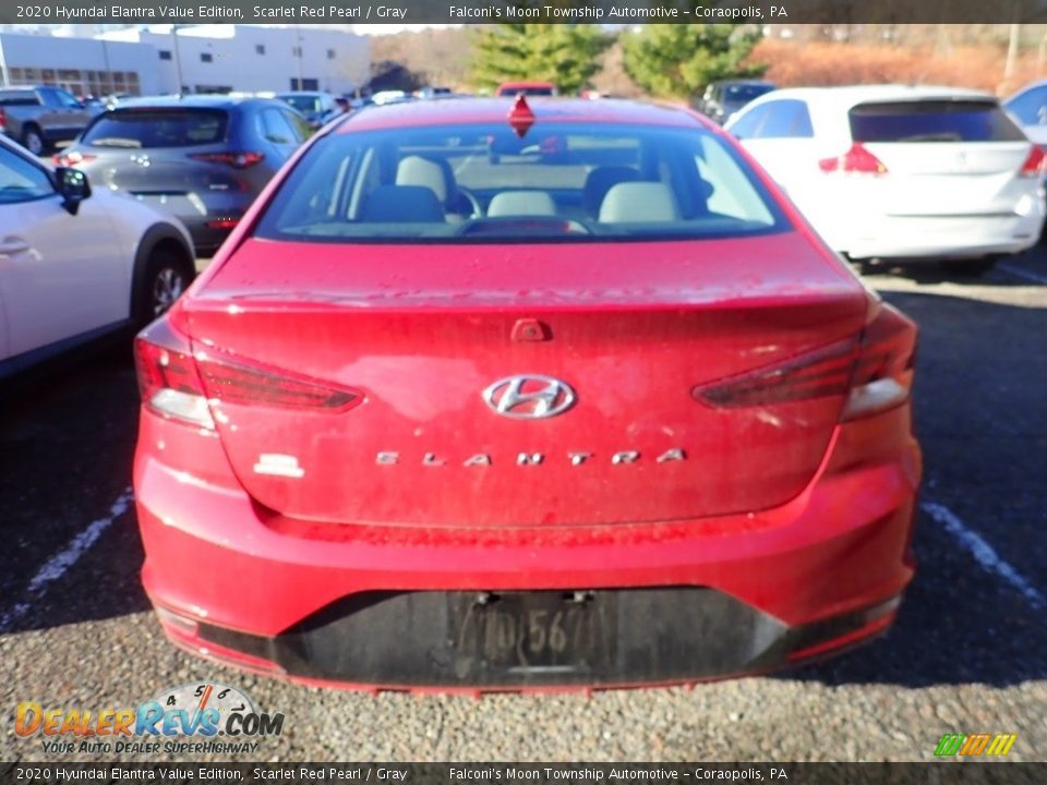 2020 Hyundai Elantra Value Edition Scarlet Red Pearl / Gray Photo #3